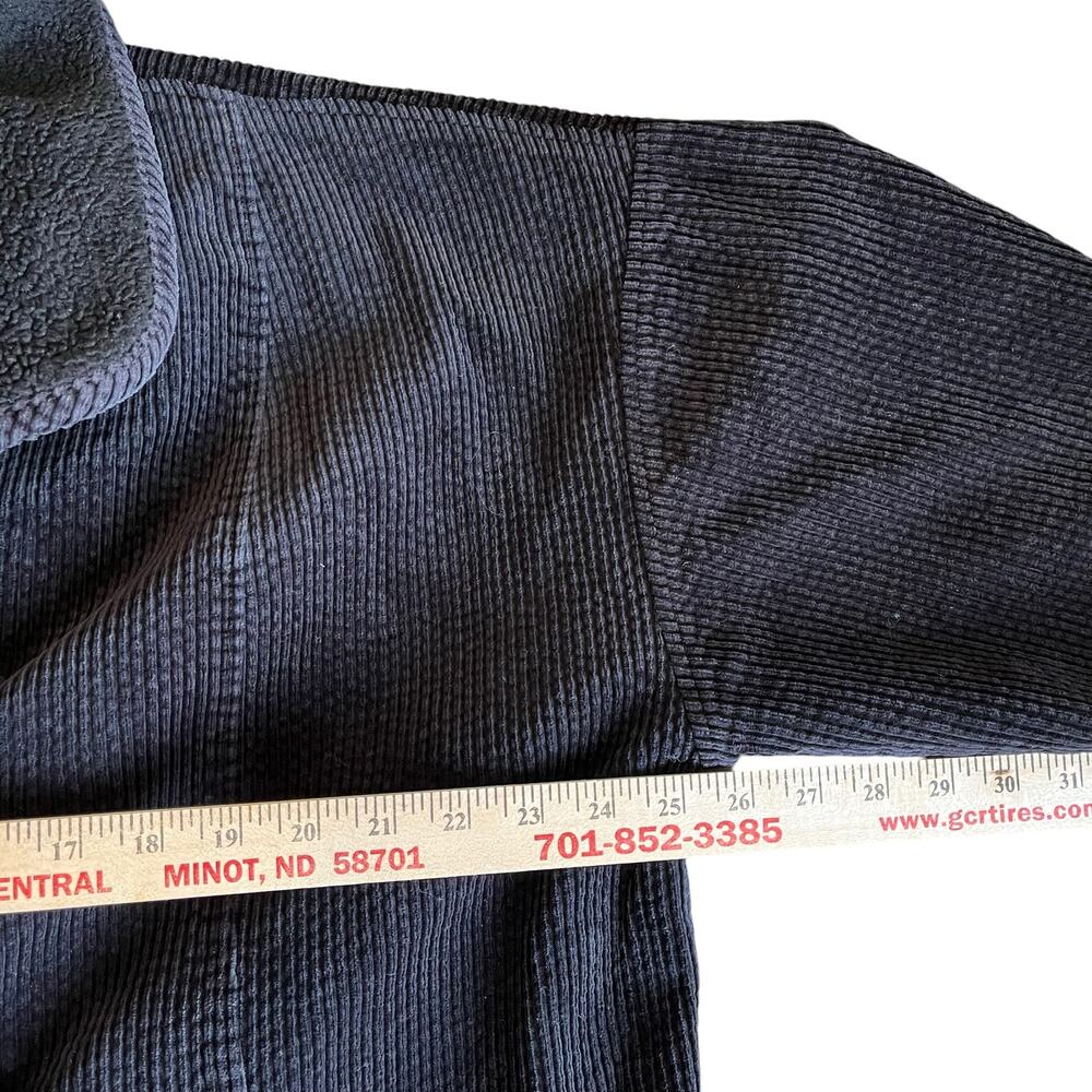 J. Jill Heritage Tumbled Cord Jacket Women's Size XL Black Washed 100% Cotton - Picture 8 of 10